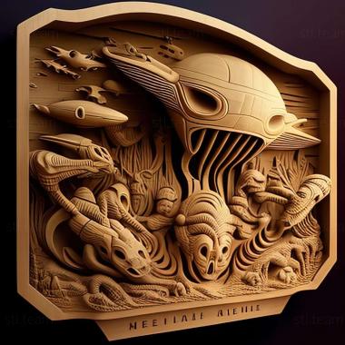 3D model Alien Invaders  Plus game (STL)